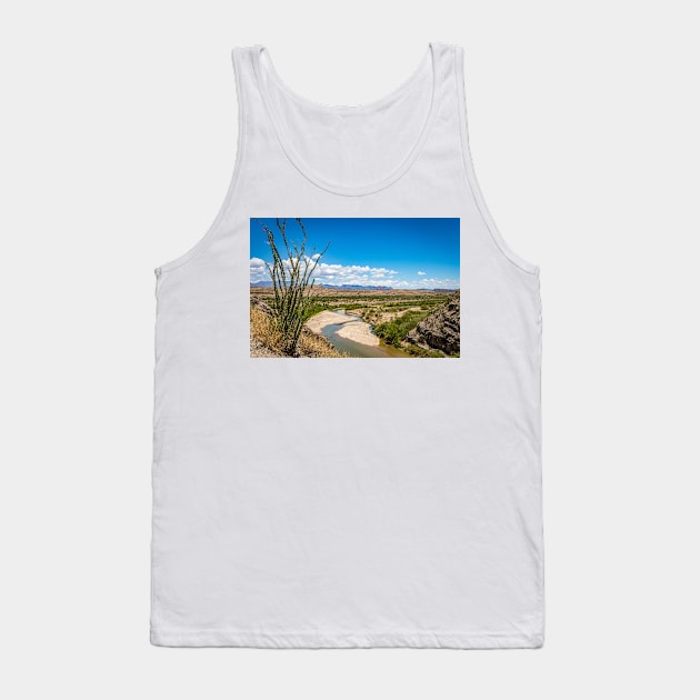 Rio Grande at Big Bend Tank Top by Gestalt Imagery